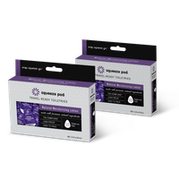 Squeeze Pod Single Use Natural Moisturizing Lotion - 30 Single Use Pods Dark Purple - Squeeze Pod Travel Comfort and Health