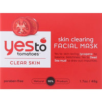 Yes To Tomatoes Skin Clearing Facial Mask, 1.7 Fluid Ounce + LA Cross Blemish Remover 74851
