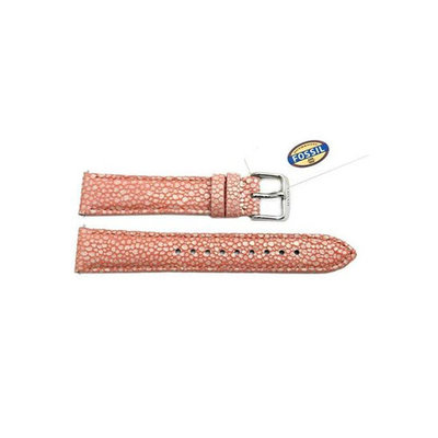 Genuine Fossil Leather 18mm Pink Soft Cecile Watch Strap Band for Women