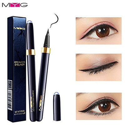 MG color cosmetics Fluent Zero dizzy dye Eyeliner pen Non dizzy dyeing Warm water remove makeup