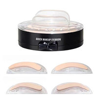 Voberry Unique Fashion Lazy Makeup Eyebrow Powder Brow Stamp Makeup