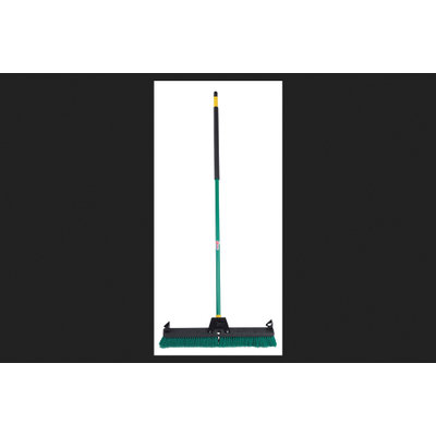Quickie Brooms & Mops Super Bulldozer 24 in. Indoor/Outdoor Push Broom (4-Pack) 00638