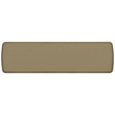 GelPro Elite Linen Sandalwood 20 in. x 72 in. Comfort Kitchen Mat
