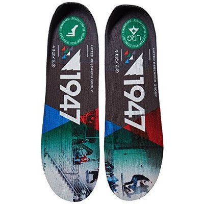 Footprint Insole Technology Kingfoam Flat Insoles Stripes Graphic, 4/4.5