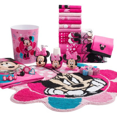Jay Franco & Sons Minnie Mouse Decorative Bath Collection - Bath Rug