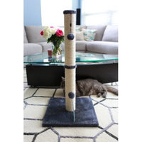 One Source International, Llc 36 inch Sisal Scratching Post (Grey Fur 16x16 Base)