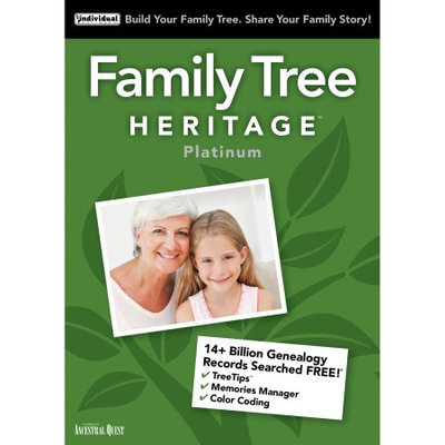 Individual Software Family Tree Heritage Platinum 15 Mac (Email Delivery)