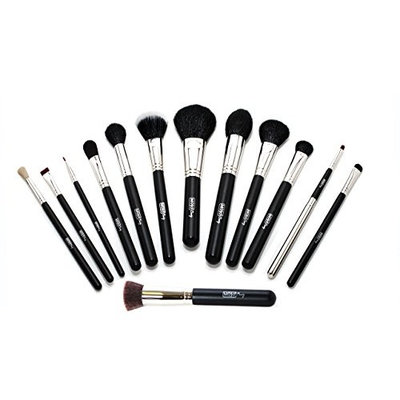 Ultima Plus 13-Piece Professional Make-up Brush Kit - Face, Eyes, Foundation