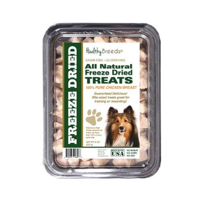 Healthy Breeds 840235146278 8 oz Shetland Sheepdog All Natural Freeze Dried Treats Chicken Breast