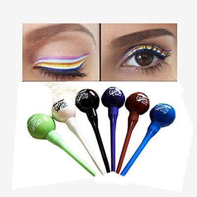 Sunvy 6PCS Raibow Waterproof Eyebrow Liquid Eyeliner Eyebrow Lip Liner Makeup Cosmetic Set Kit Tool