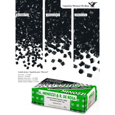 Menozzi De Rosa 100% Pure Hard Licorice Juice Spazzetina Cuttings Bulk (1 Lbs)