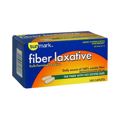 Sunmark Fiber Laxative Capsules