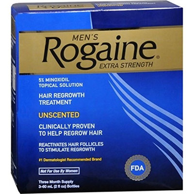 Rogaine Men's Extra Strength Unscented 6 oz (Pack of 10)