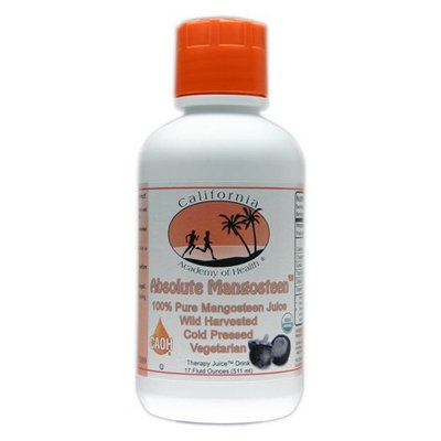 Absolute Mangosteen - Pure Organic Mangosteen Juice from CAOH® (6 - 17 oz Bottles)