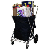 Quest Canvas Shopping Cart, Black