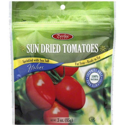 Derlea Foods Sun Dried Tomato Halves, 3 oz, (Pack of 12)