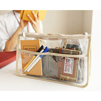 Youndcc Clear Tote Bag, Briefcase, Cosmetic Bag, Makeup Bag, Transparent, Waterproof, NFL Stadium Approved, Great for Work, Events, Makeup and...