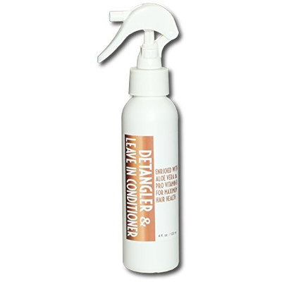 Detangler and leave in hair conditioner 4 ounce spray