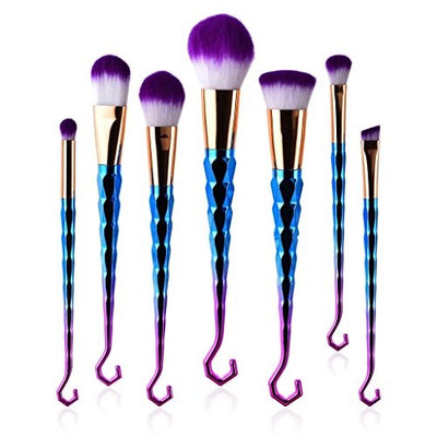 HP95(TM) 1 Set Makeup Brush Set Eye Shadow Brush Cosmetics Blending Brush Tool (7PCS, A)