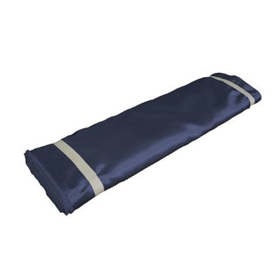 LA Linen BridalBolt-5Yrd-NavyB72 5 Yards Bridal Satin Flat Fold Navy
