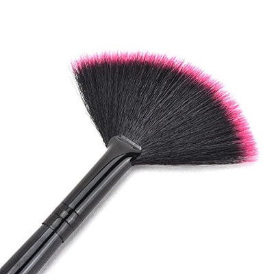 Fan Shape Makeup Cosmetic Brush Blending Highlighter Contour Face Powder QY