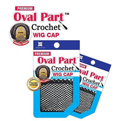 Shake N Go Freetress Premium Oval Part Crochet Wig Cap