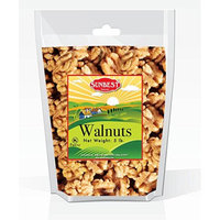 SUNBEST Natural Shelled Raw California Walnuts in Resealable Bag