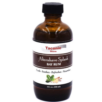 Taconic Shave Bay Rum Mentholated After Shave Splash - Artisan Made in the USA