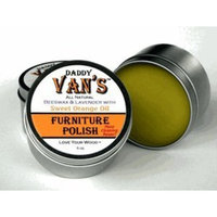 Daddy Van's All Natural Lavender & Sweet Orange Oil Beeswax Furniture Polish Chemical-free Wood Conditioner and Protectant. No Petroleum Distillates.