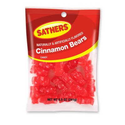 Ferrara Sathers Gummy Candy Cinnamon Bears, 8.5 Ounce Bag
