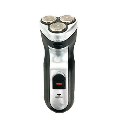 Rechargeable Cordless Three Head Electric Hair Shaver & Beard Trimmer with Travel Pouch And Accessories - Portable Electric Razor
