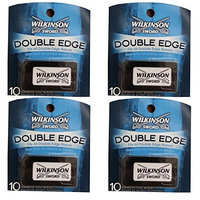 Wilkinson Sword Double Edge Razor Blades, 10 ct. (Pack of 4) + FREE LA Cross Blemish Remover 74851