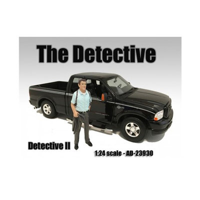American Diorama 23930 The Detective No. 2 Figure for 1-24 Scale Models
