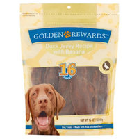 Wal-mart Stores, Inc. Golden Rewards Duck Jerky Recipe With Banana Dog Treats, 16 Oz