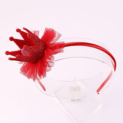 Unmengii Kids Baby Infant Crown Imperial Bling Head Wrap Headband Hairband Bowknot