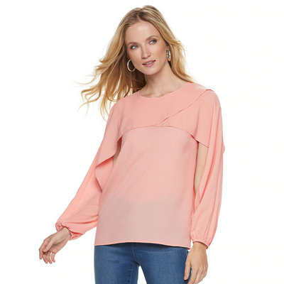 Women's Juicy Couture Layered Crepe Top