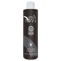 Sensus Man ITALIAN ANTI-AGE SHAMPOO, remove the yellowish color of the gray hairs. For Natural or Colored White Hair, Clean & Neutralizes Any Yellow Tones. 250 ml/8.45 oz. Made in Italy
