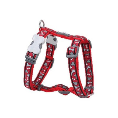 Red Dingo DH-BR-RE-ME Dog Harness Design Bonarama Red Medium