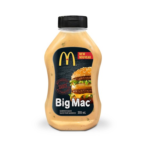 MCDONALD'S Big Mac Sauce, 1 Count, 355ml/12.00 Ounces (Imported