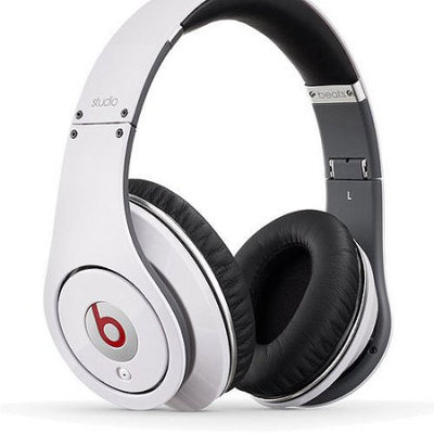 Beats by Dr Dre Studio Over Ear Headphones - White