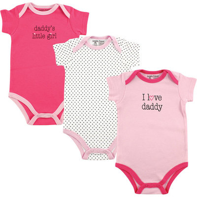 Luvable Friends Baby Girl Bodysuits, 3-Packur Color & Size