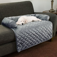 Trademark Global Llc Furniture Protector Pet Cover for Dogs and Cats with Shredded Memory Foam filled 3-Sided Bolster Soft Plush Fabric by PETMAKER