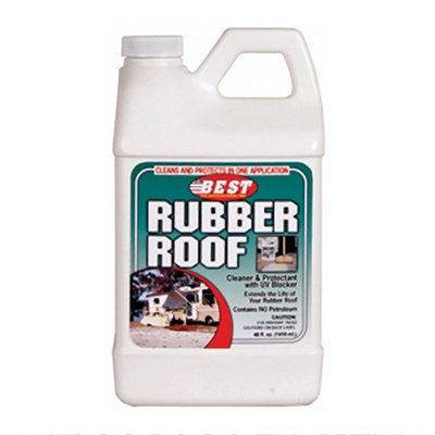 Best Products RV Motorhome and Trailer Exterior Rubber Roof Cleaner and Conditioner 48 oz.