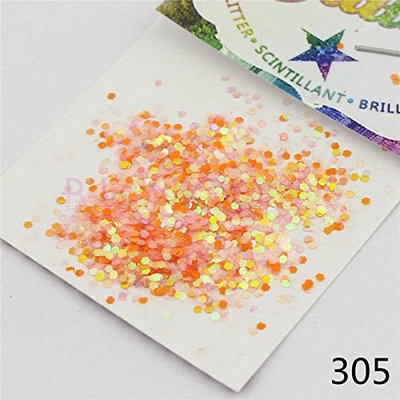 Orangered Series Nail Art Body Eye Shadow Craft Iridescent #305