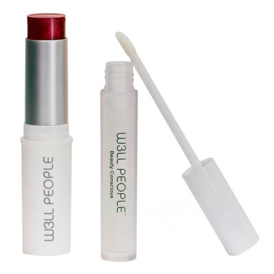 W3LL People Fall and Winter Color Pop Lip + Cheek Set - Creamy Crimson, Red