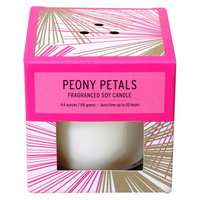 Soho Brights Boxed Glass Candle Peony Petals - 4.4 oz