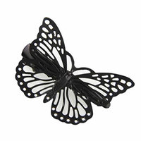 Womens Hair Clip - Pretty Girls Butterfly Shaped Metal Hair Pins Clamps Headdress Hair Accessories