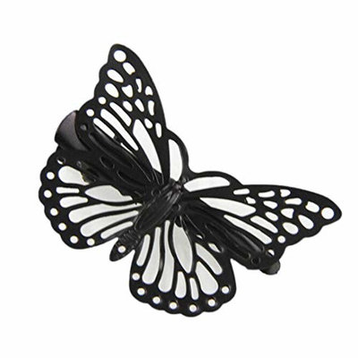 Womens Hair Clip - Pretty Girls Butterfly Shaped Metal Hair Pins Clamps Headdress Hair Accessories