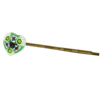 GlassOfVenice Murano Glass Millefiori Heart Hair Pin