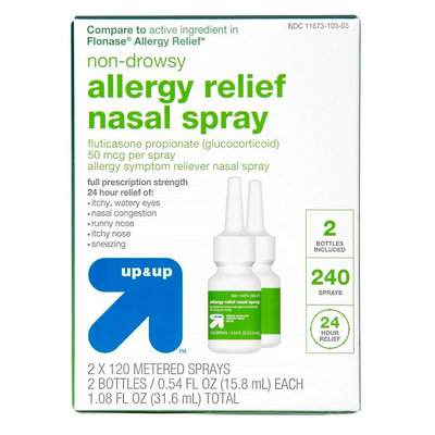 Fluticasone Propionate Allergy Relief Nasal Spray - 1.08 oz - up & up